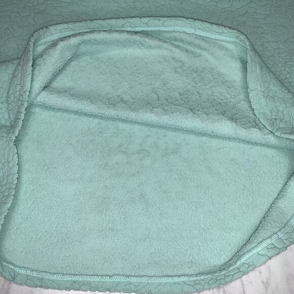 Oscar De La Renta Women’s Green Embossed Floral Scoop Long Sleeve Sweater Size L - Picture 10 of 10